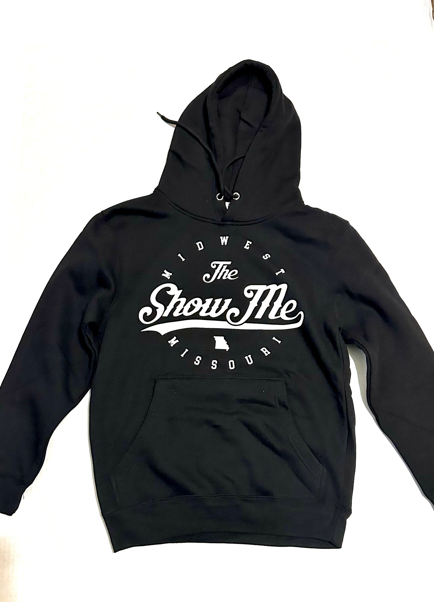 Black and White Graphic Hoodie