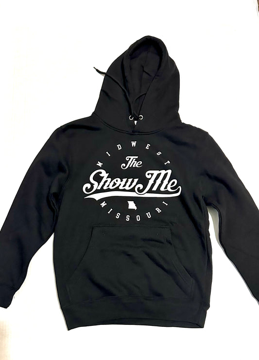 Black and White Graphic Hoodie